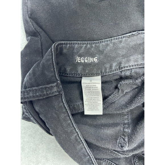 American Eagle Jegging Women's‎ 6 Black Mid Rise Jeans - Picture 7 of 11